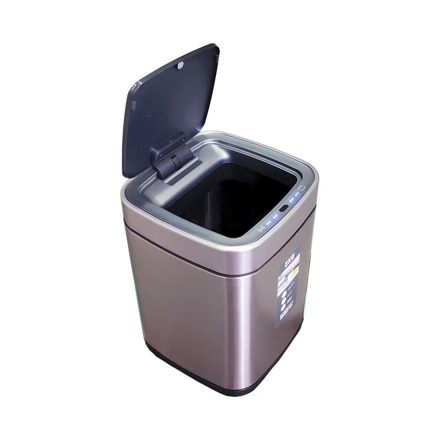 Ведро для мусора сенсорное EKO Ecosmart X 6 л, сталь нержавеющая