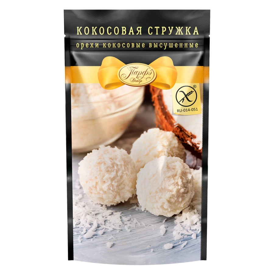 Кокосовая стружка Парфэ 60 г, разноцветная