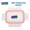 Набор прямоугольных контейнеров Glasslock 460 мл, 950 мл, 1,7 л, 3 шт, стекло жаропрочное
