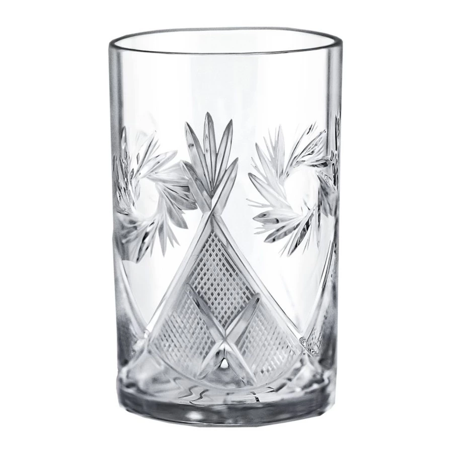 Стакан с подстаканником Кольчугинский мельхиор Герб РФ 250 мл, латунь