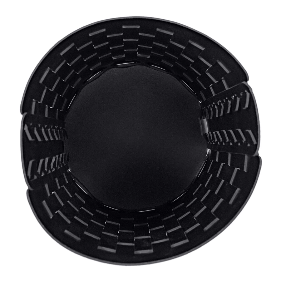 Корзина ADJ Bottega-15 d20x25 см, кожа натуральная, серый