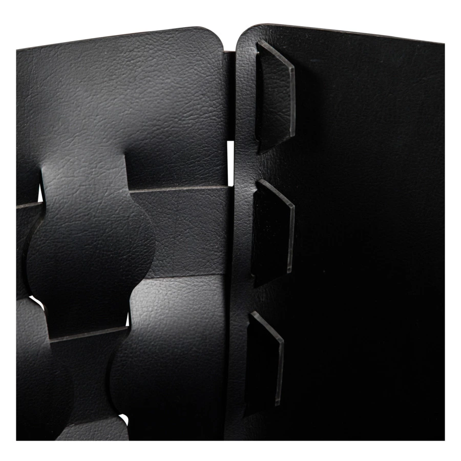 Корзина ADJ Dubai 35x35х40 см, кожа натуральная, серый