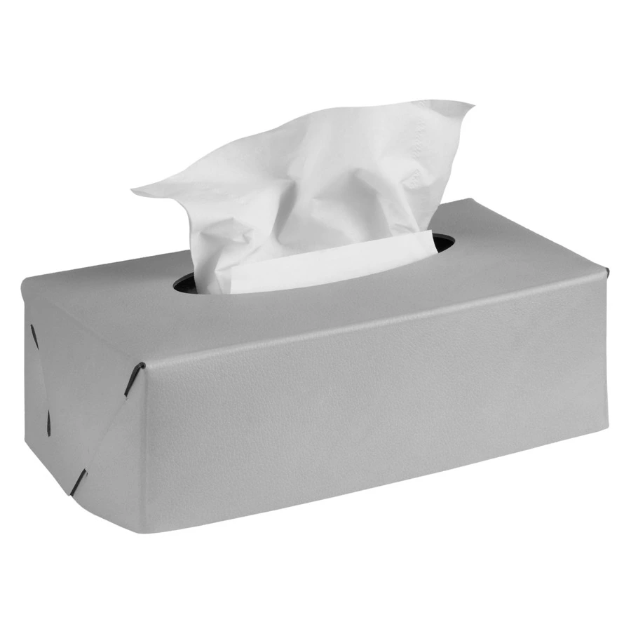 Салфетница ADJ 23х12х7,5 см, кожа натуральная, устричный