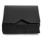 Салфетница ADJ Wind 13х3,8 см, кожа натуральная, черный