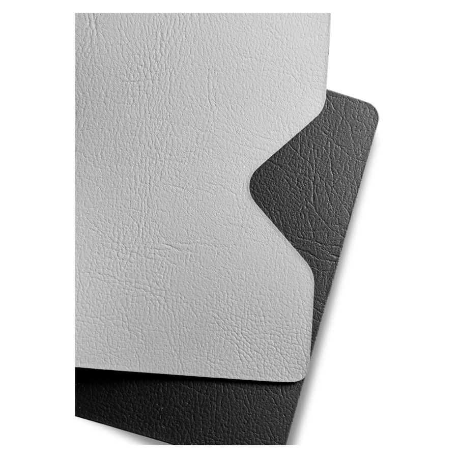 Салфетница ADJ Wind 13х3,8 см, кожа натуральная, серый