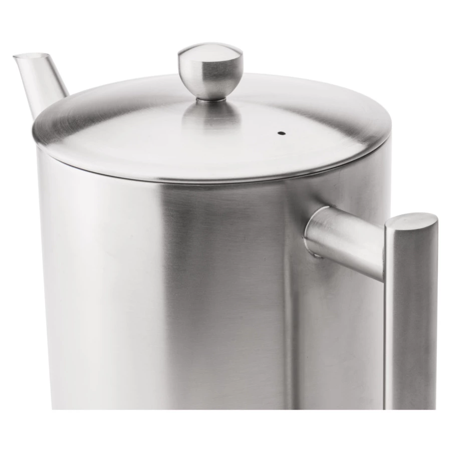 Чайник заварочный Bredemeijer Minuet Cylindre с двойными стенками 1,2 л, сталь, матовый