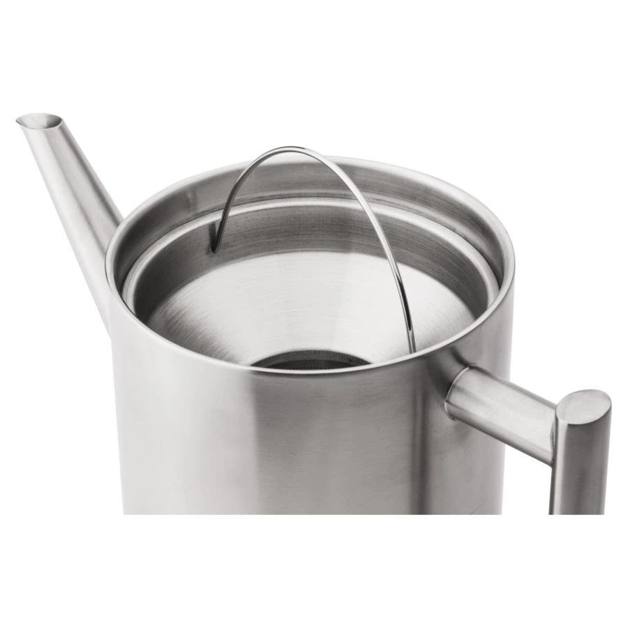 Чайник заварочный Bredemeijer Minuet Cylindre с двойными стенками 1,2 л, сталь, матовый