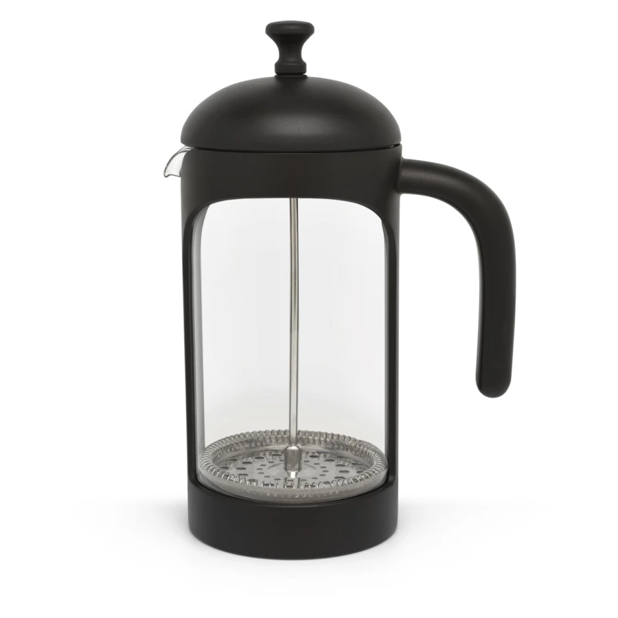 Френч-пресс Leopold Vienna Puglia 1 л, стекло, черный