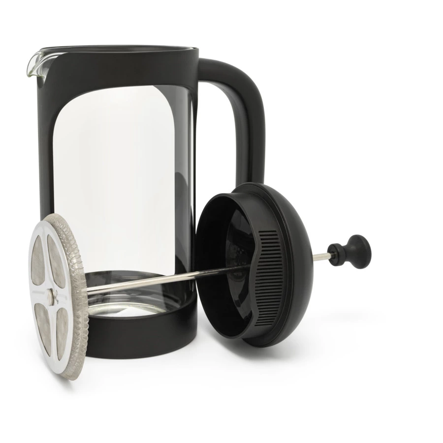 Френч-пресс Leopold Vienna Puglia 1 л, стекло, черный