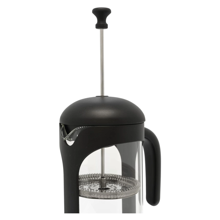 Френч-пресс Leopold Vienna Puglia 1 л, стекло, черный