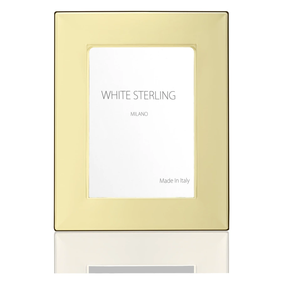 Рамка для фото Intersilver Плейн 13x18 см, золото, алюминий с позолотой