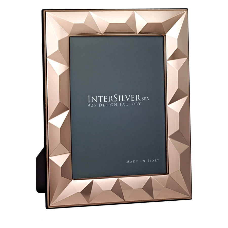 Рамка для фото Intersilver Бриллиант 13x18см, бронза, сталь с посеребрением