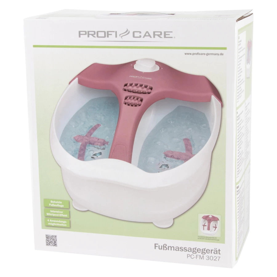 Массажная ванночка для ног Profi Care PC-FM 3027 weiss-bordeaux