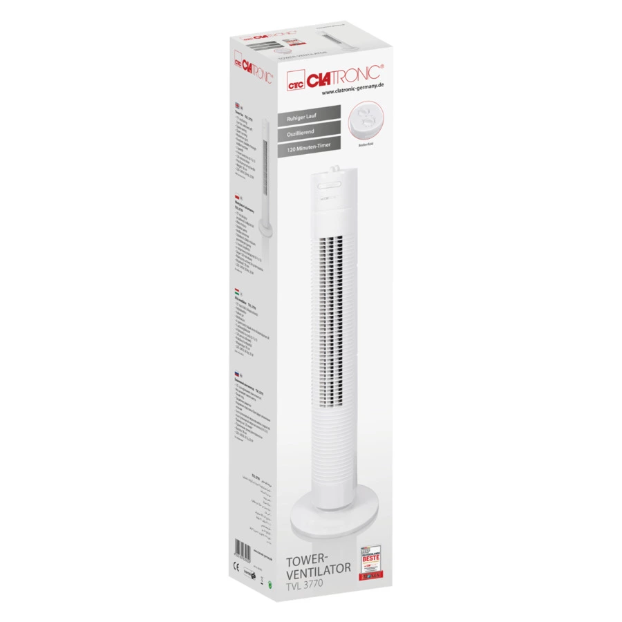 Вентилятор Clatronic TVL 3770 weiss