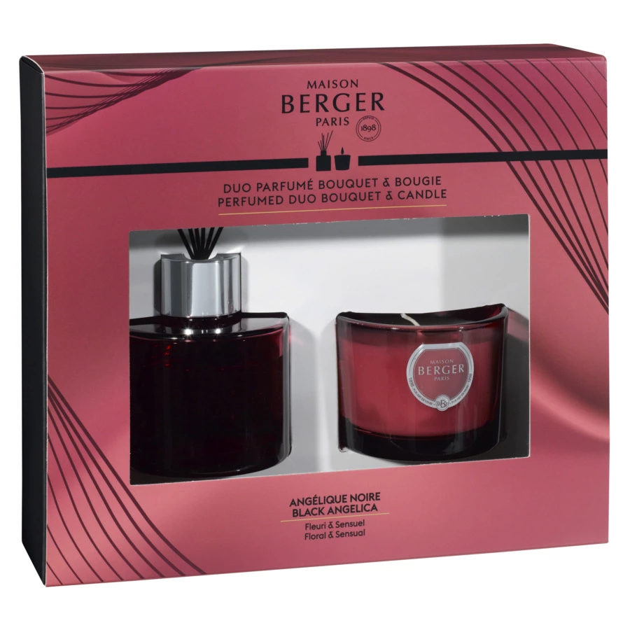 Набор из аромадиффузора 80 мл и свечи 80 г Maison Berger Наваждение