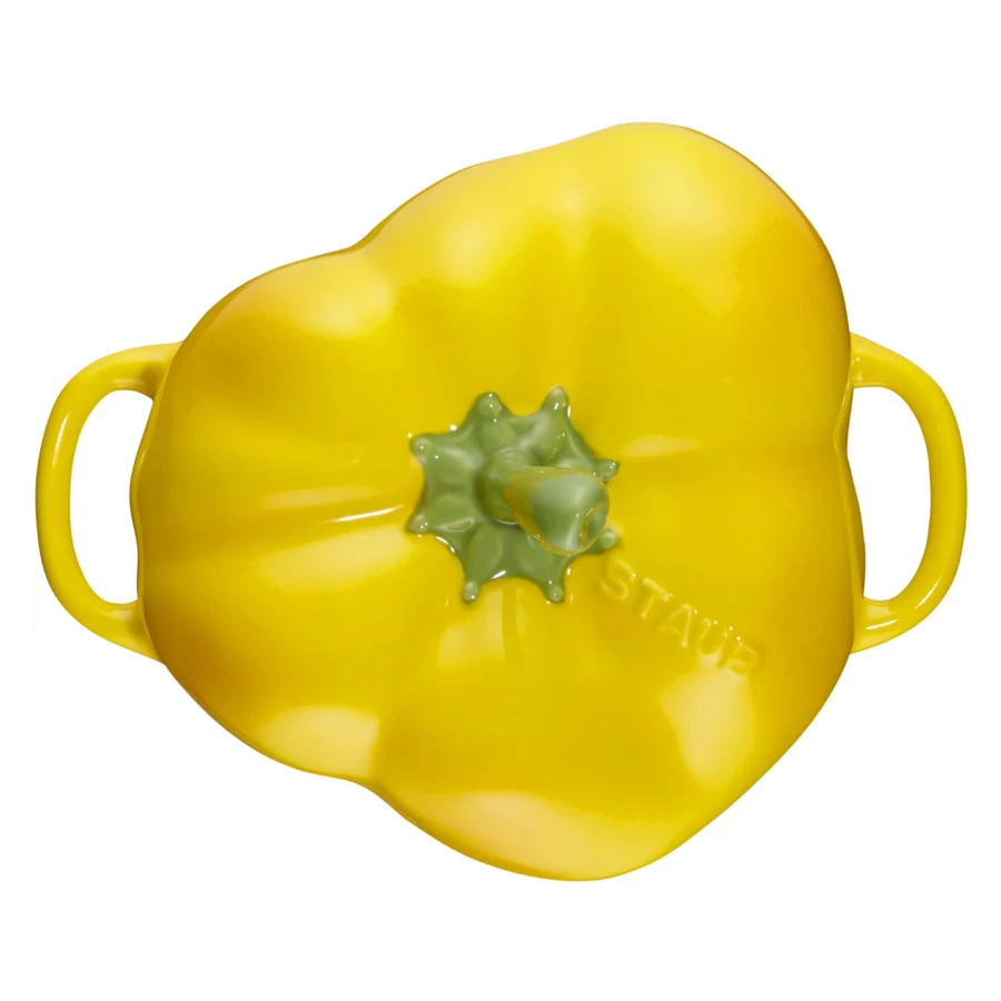 Кокот Staub Ceramic Перец 500мл, d12см, керамика, желтый-Sale