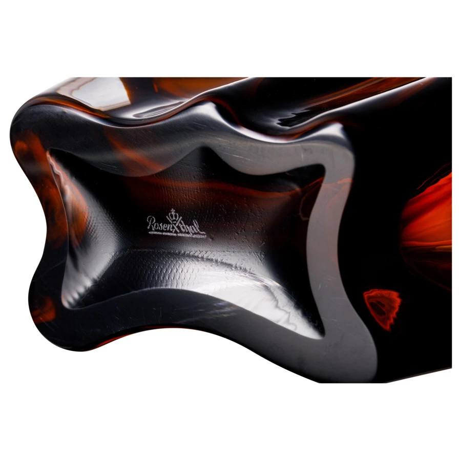 Ваза Rosenthal Поток 20 см, стекло, янтарная