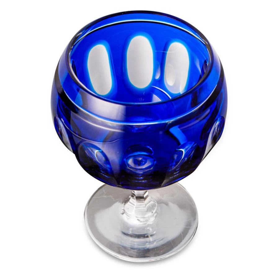 Набор бокалов для бренди ГХЗ Готика 350 мл, 6 шт, хрусталь, синий