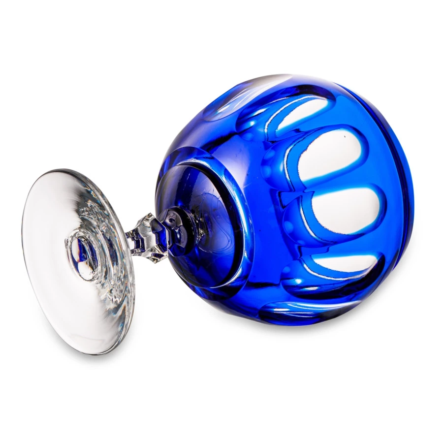 Набор бокалов для бренди ГХЗ Готика 350 мл, 6 шт, хрусталь, синий