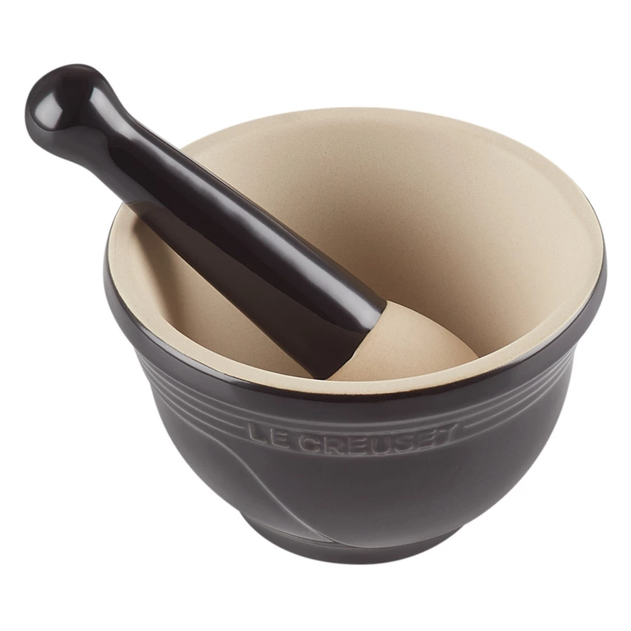 Ступка Le Creuset Stoneware, керамика, черный оникс