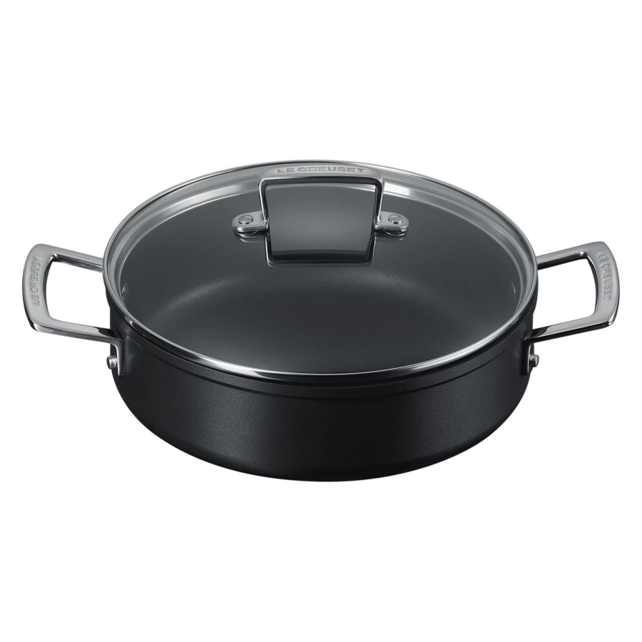 Сотейник со стеклянной крышкой Le Creuset Toughened Non-Stick 24х7,2 см, алюминий