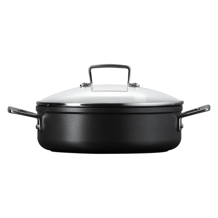 Сотейник со стеклянной крышкой Le Creuset Toughened Non-Stick 24х7,2 см, алюминий