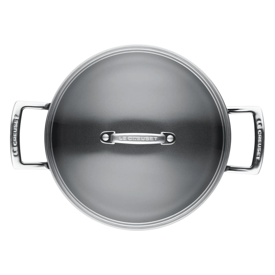 Сотейник со стеклянной крышкой Le Creuset Toughened Non-Stick 24х7,2 см, алюминий