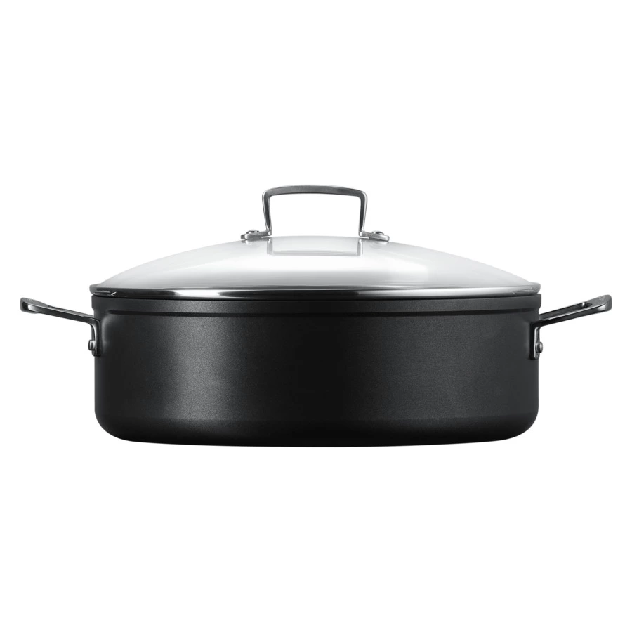 Сотейник со стеклянной крышкой Le Creuset Toughened Non-Stick 30х9,7 см, алюминий