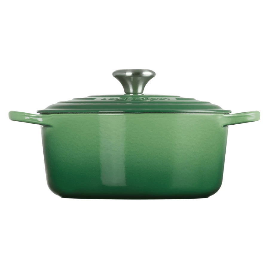 Кастрюля Le Creuset Cast Iron - Signature 24 см, стальная ручка, чугун, зеленый бамбук
