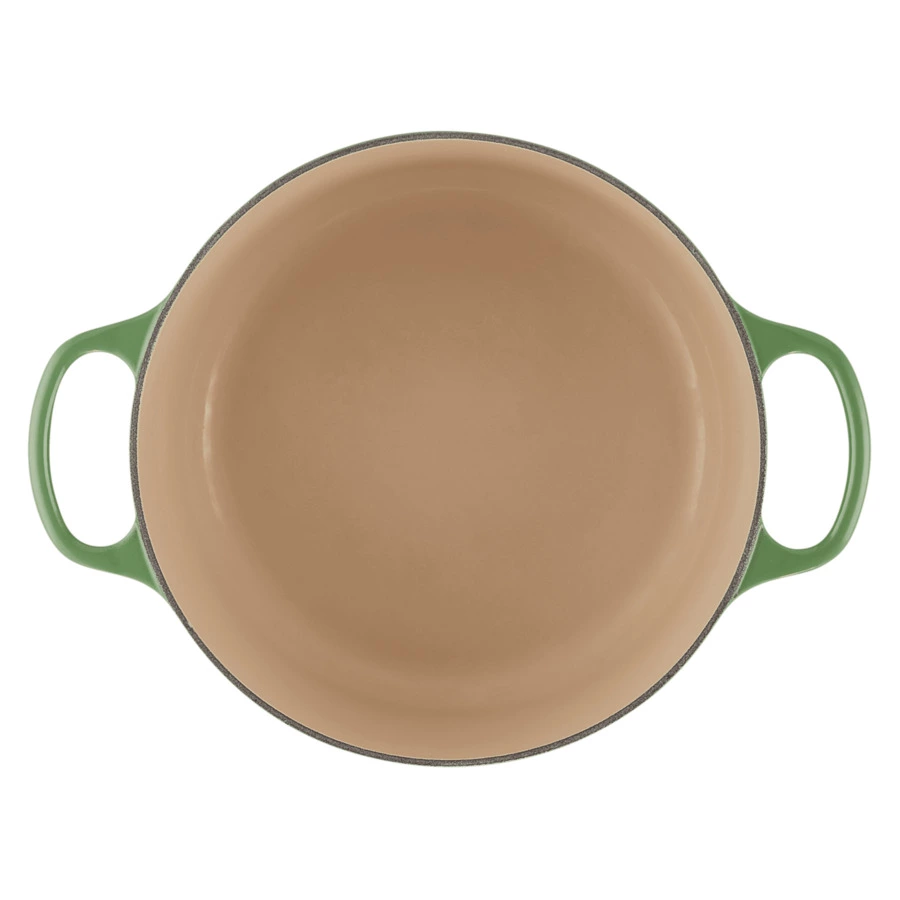 Кастрюля Le Creuset Cast Iron - Signature 24 см, стальная ручка, чугун, зеленый бамбук