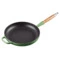 Сковорода с деревянной ручкой Le Creuset Cast Iron - Signature Signature 28 см, чугун, зеленый бамбу