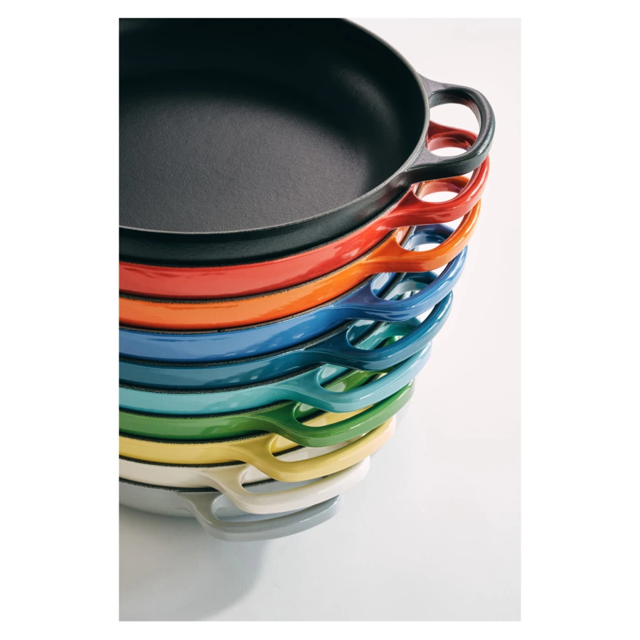 Сковорода с деревянной ручкой Le Creuset Cast Iron - Signature Signature 28 см, чугун, зеленый бамбу