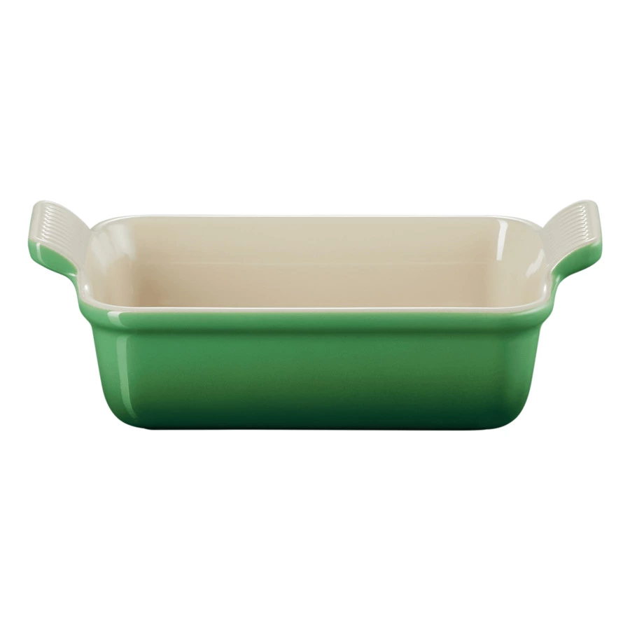 Блюдо прямоугольное Le Creuset Stoneware Heritage 19 см, керамика, зеленый бамбук
