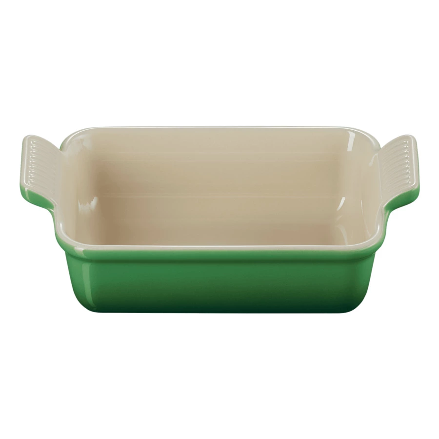 Блюдо прямоугольное Le Creuset Stoneware Heritage 19 см, керамика, зеленый бамбук