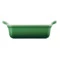 Блюдо прямоугольное Le Creuset Stoneware Heritage 19 см, керамика, зеленый бамбук