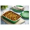 Блюдо прямоугольное Le Creuset Stoneware Heritage 19 см, керамика, зеленый бамбук