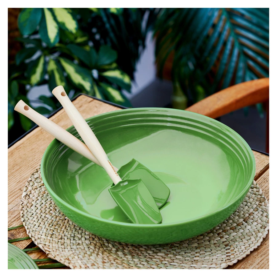 Лопатка-ложка Le Creuset Silicone, силикон, зеленый бамбук