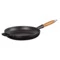 Сковорода с деревянной ручкой Le Creuset Signature 28 см, чугун, черный матовый