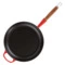 Сковорода с деревянной ручкой Le Creuset Signature 28 см, чугун, вишня