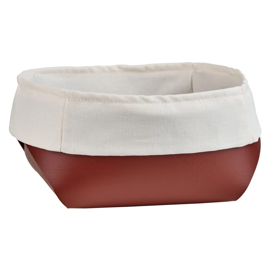 Хлебница со съемным мешочком ADJ Flora 20х20 см, бордо