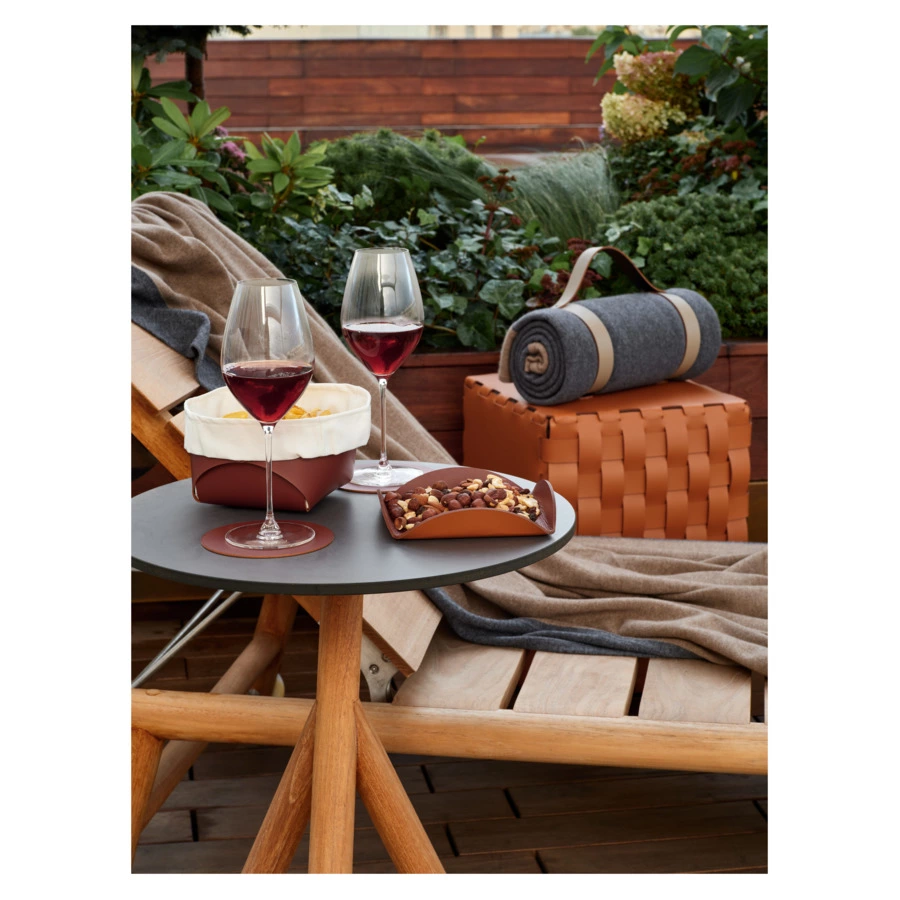 Хлебница со съемным мешочком ADJ Flora 20х20 см, бордо