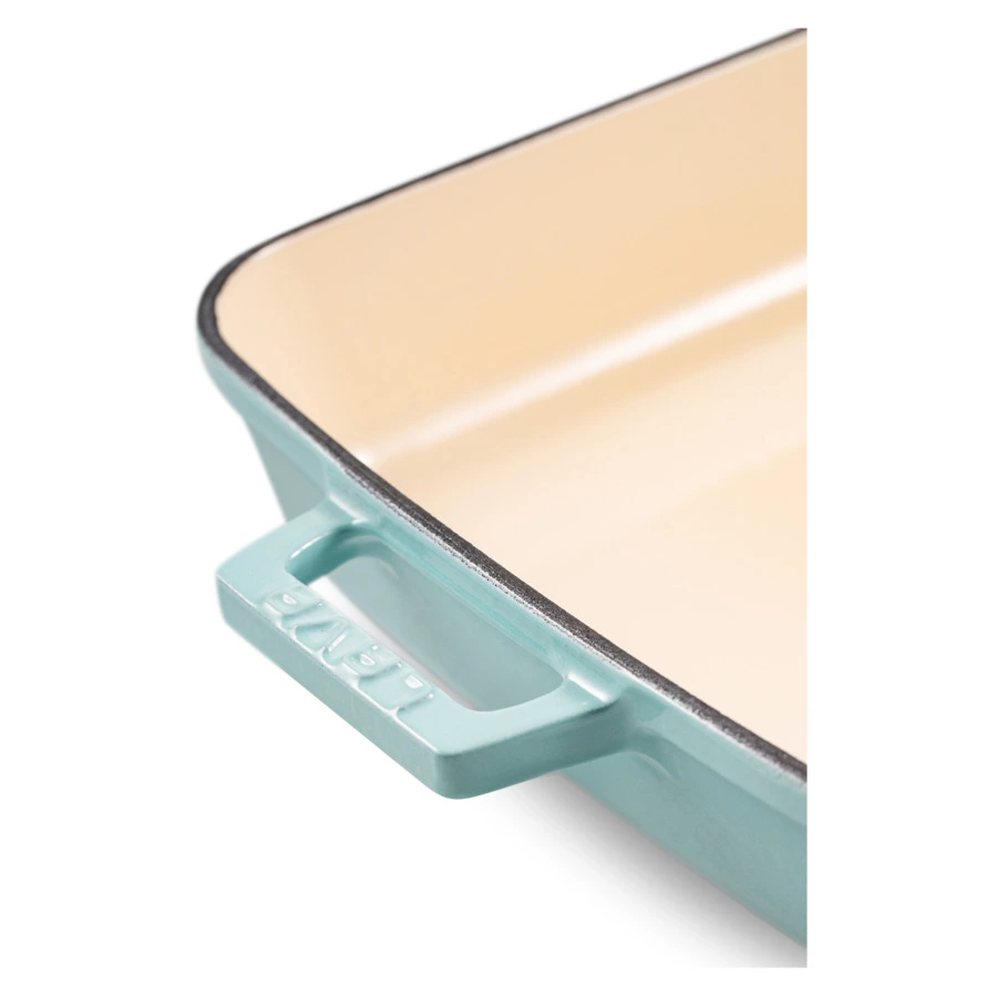 Форма для запекания LAVA 26х40 см, 4,8 л, чугун, бирюзовая