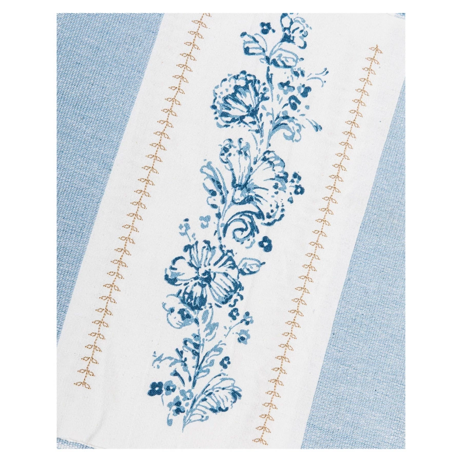 Скатерть-дорожка Kay Dee Designs Богемный синий 33х183 см, хлопок