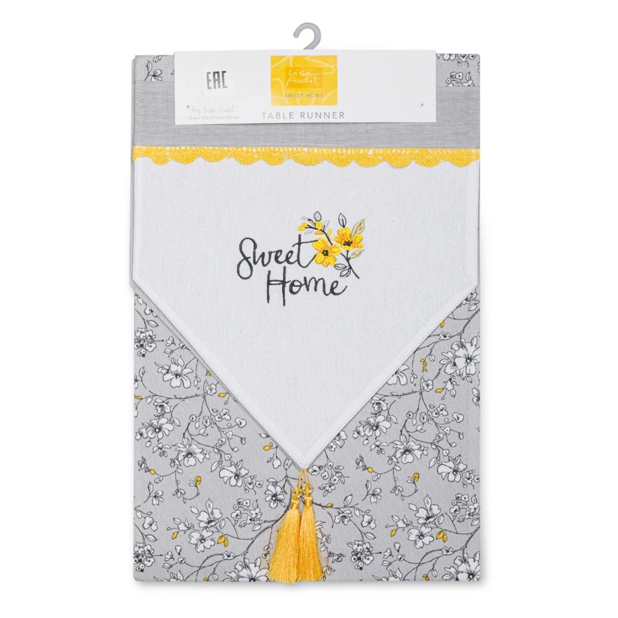 Скатерть-дорожка Kay Dee Designs Милый дом 33х183 см, хлопок