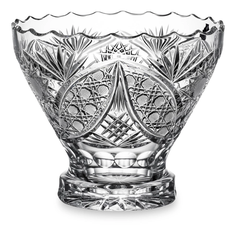 Ваза для конфет ГХЗ Победа 18,2 см, хрусталь