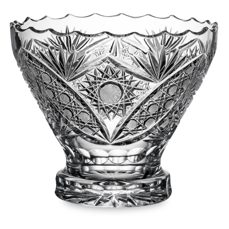 Ваза для конфет ГХЗ Победа 18,2 см, хрусталь