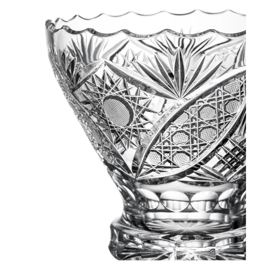 Ваза для конфет ГХЗ Победа 18,2 см, хрусталь