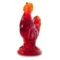 Фигурка ГХЗ Петушок 9,5 см, хрусталь, красный
