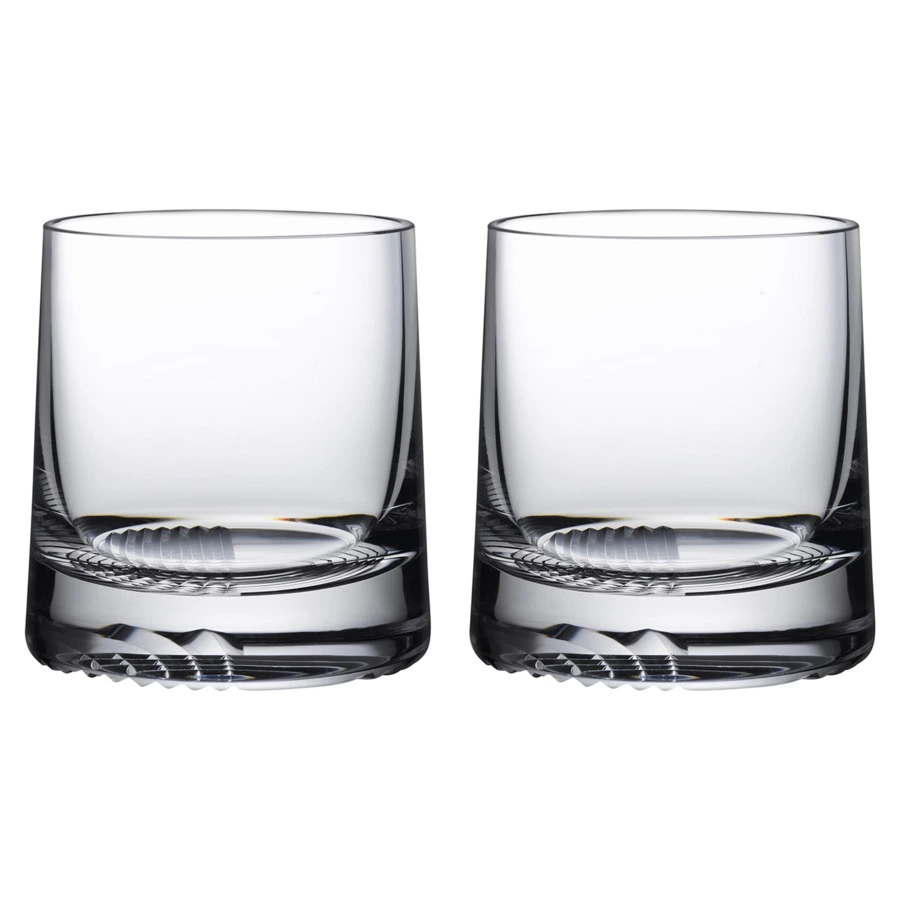 Набор стаканов для виски Nude Glass Альба 260 мл, 2 шт, стекло хрустальное