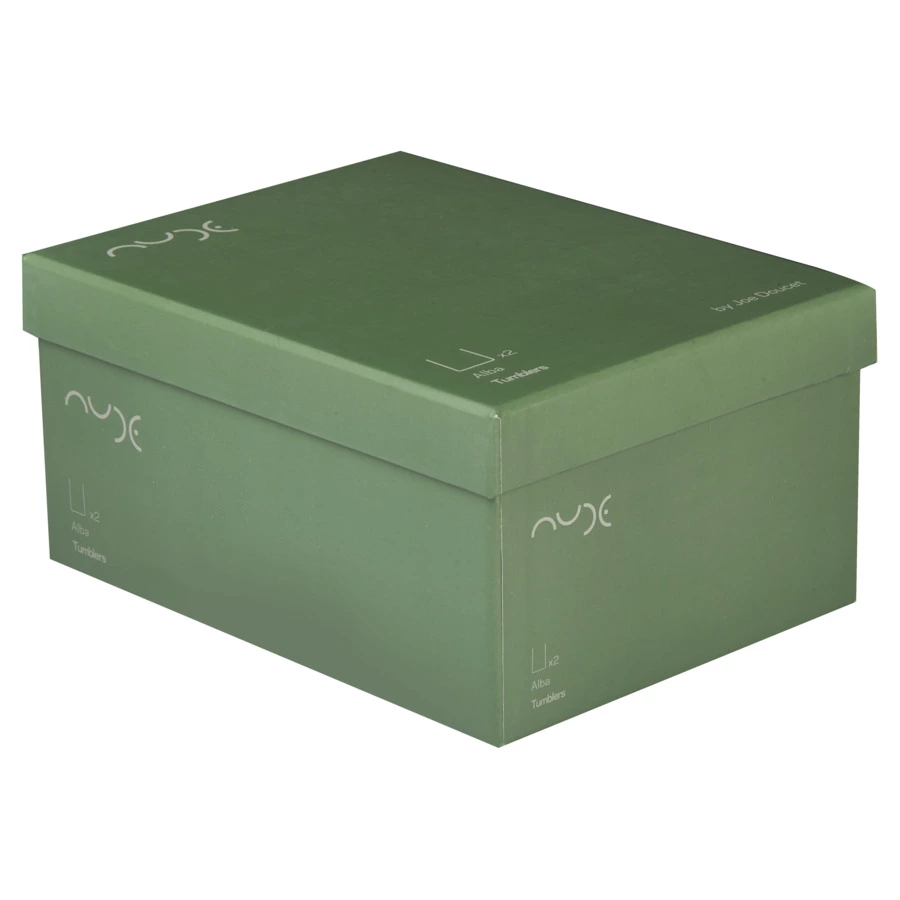 Набор стаканов для виски Nude Glass Альба 390 мл, 2 шт, стекло хрустальное